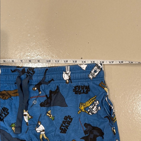 Star Wars Character Print Blue Shorts 32-36” waist Size L starwars - Picture 6 of 7